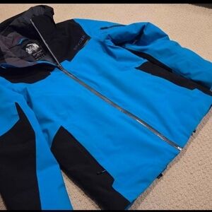 Spyder Men's Blue and Black Jacket